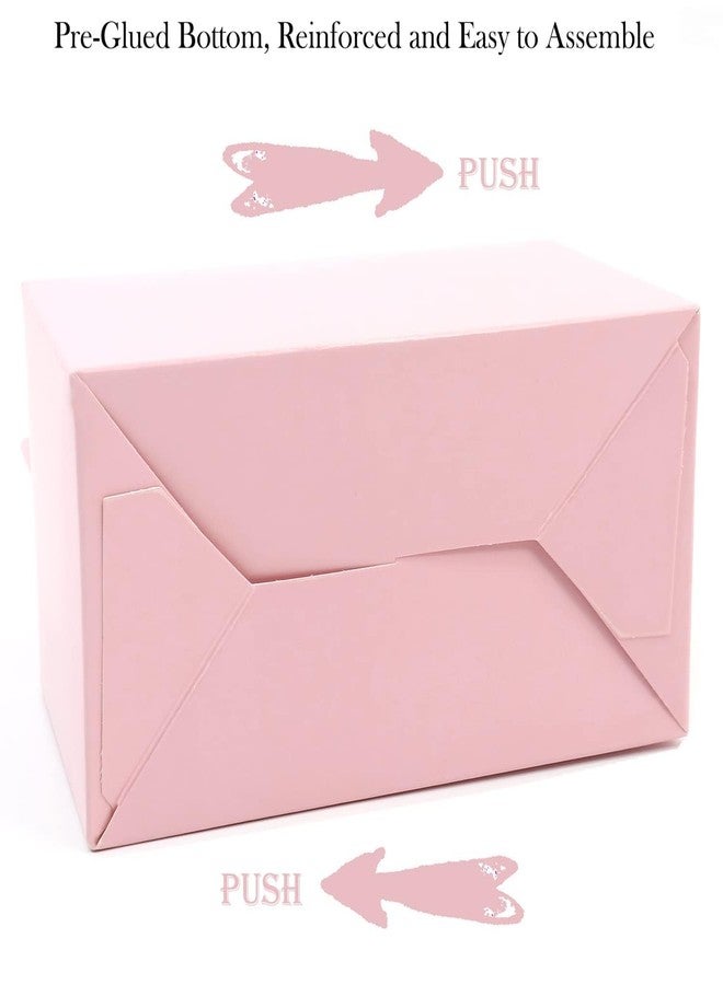 Oletx 50Pcs Pink Gable Boxes, 5.9'' Small Party Favor Treat Box, Goodie Box, Candy Box for Valentine's Day, Birthday, Baby Shower and Any Fun Occasion - Image 5